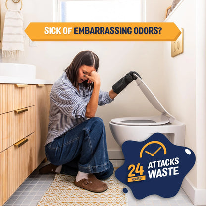 Odor Eliminating Septic Tank Treatment Pods for Septic Systems (Pack of 12)
