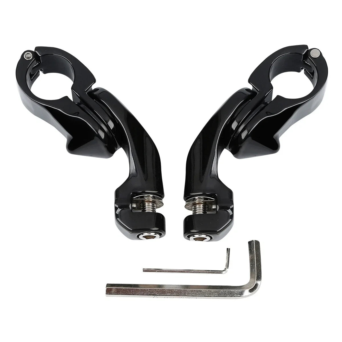 1-1/4" Short Angled Highway Footpeg Pegs for Harley Electra Glide