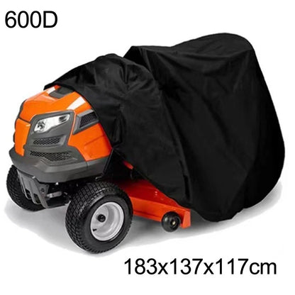 Lawn Mower Cover 600D Oxford Cloth Waterproof Dustproof 183x137x117