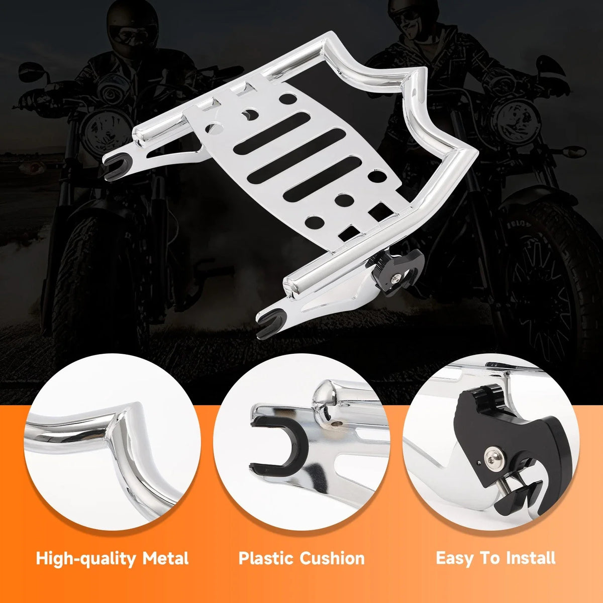 Detachable Luggage Rack for Harley Touring Road King Road Glide (2009–2024)