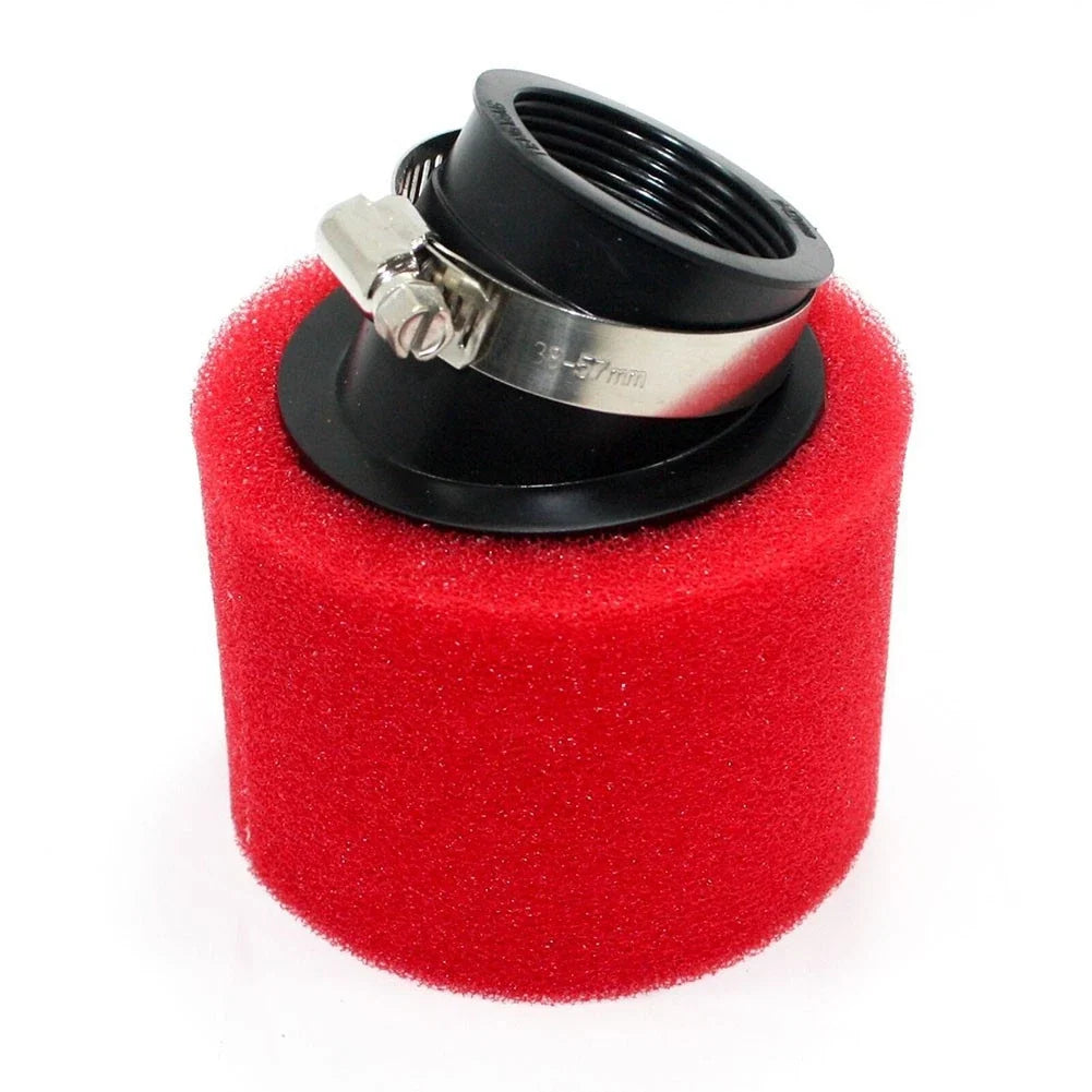 Red Bent Angled Air Filter for 125cc Quad Dirt Bike ATV Buggy