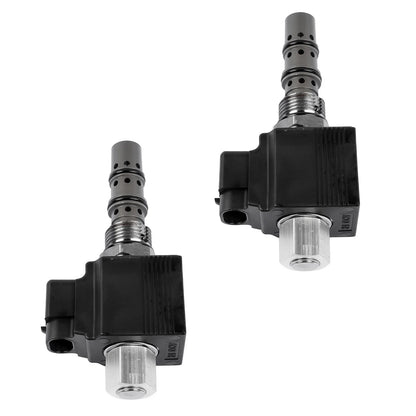 2X Solenoid Valve for John Deere 670C 672G 770C 772G 870D 872G