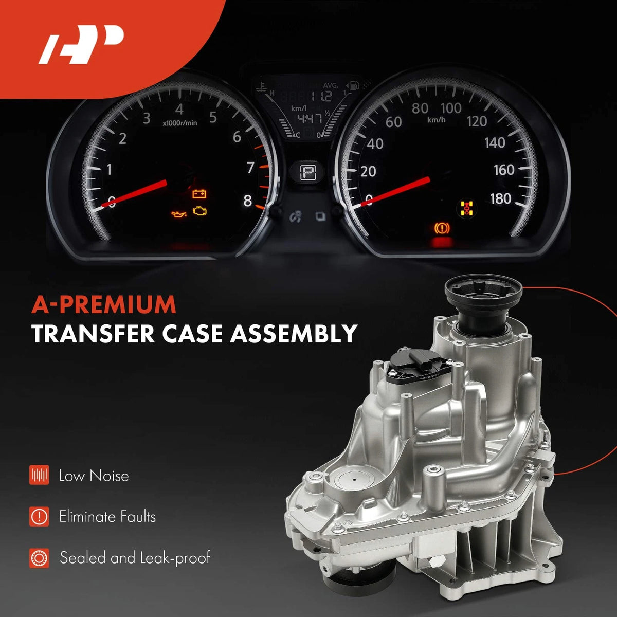Transfer Case Assembly for Jeep Grand Cherokee WK2, Dodge Durango (2013–2015) - 52853664AB, 52853664AC, 52853664AH, 52853664AG