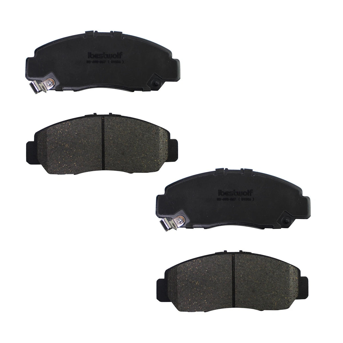 Front Ceramic Brake Pads for Honda Accord (2003–2012) & Acura TL RL CL TSX (1999–2008) P-1506, D1506