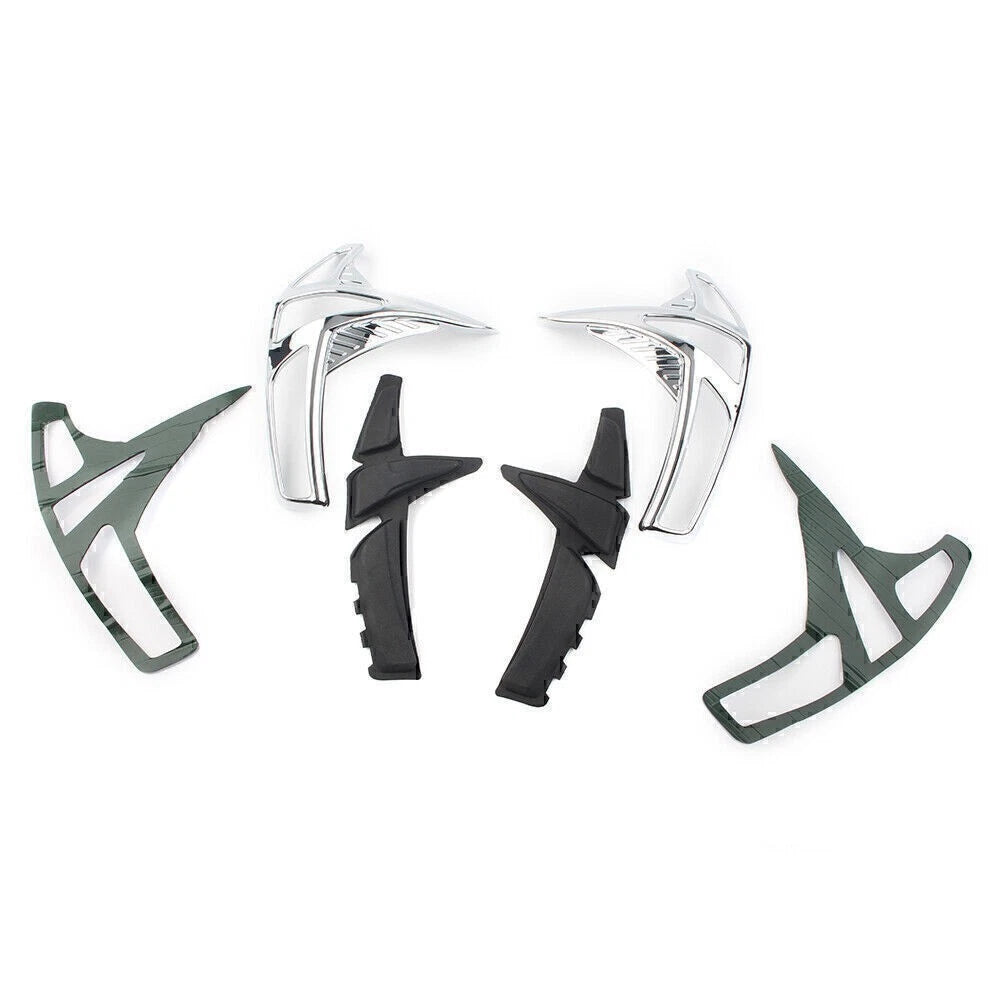 Chrome Fairing Saddlebag Front Scuff Protectors for Honda Goldwing GL1800 (2001–2011)