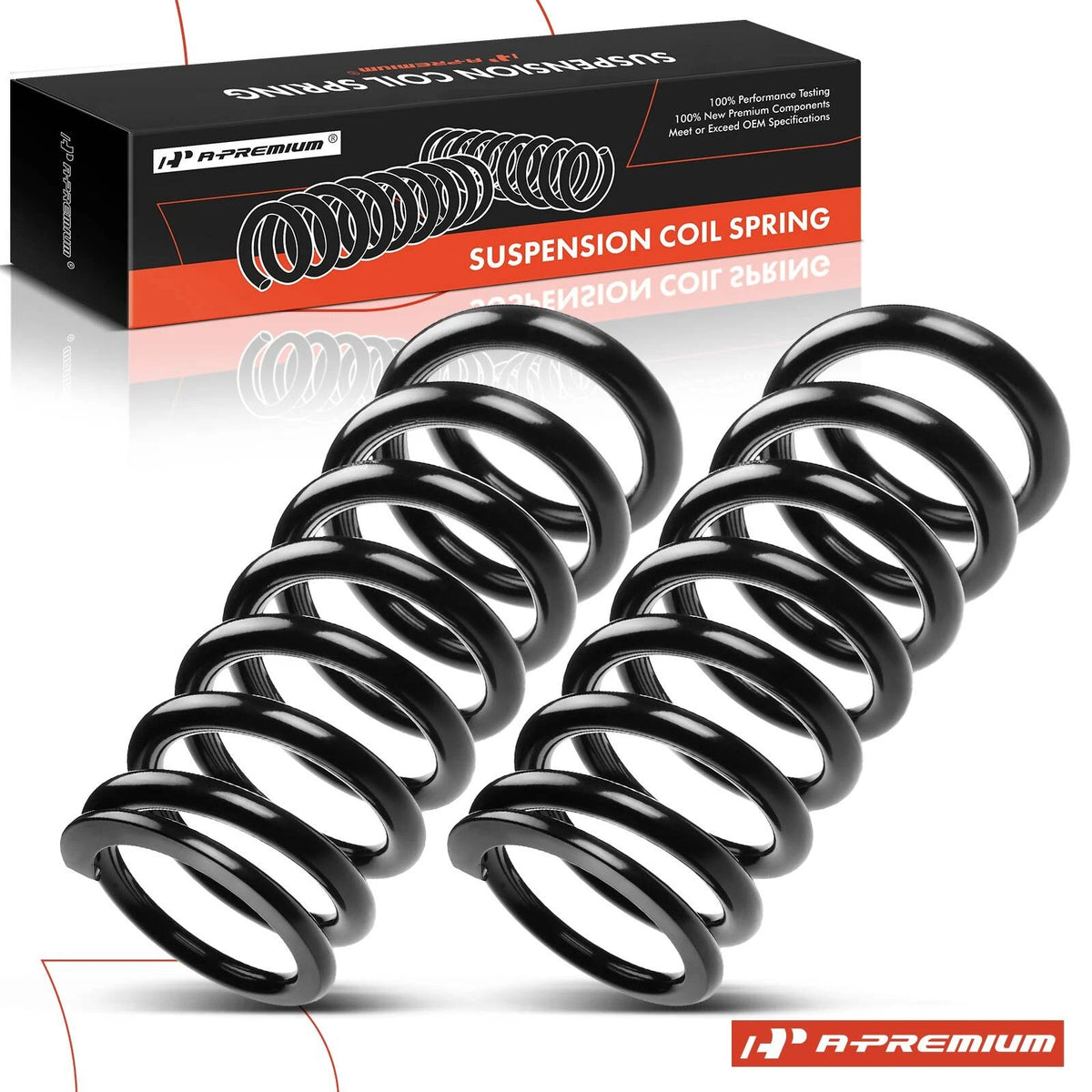 2X Rear Coil Springs for Mercedes-Benz 400SE 400SEL 600SEC 500SEL S320 (1403241404, RD5943, 4256869)