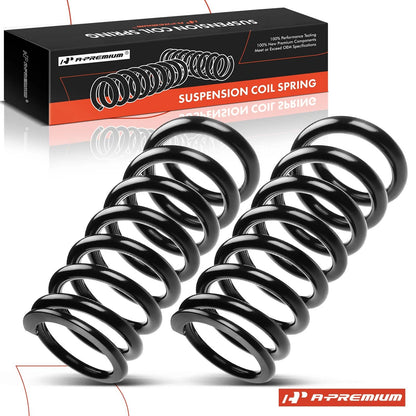 2X Rear Coil Springs for Mercedes-Benz 400SE 400SEL 600SEC 500SEL S320 (1403241404, RD5943, 4256869)