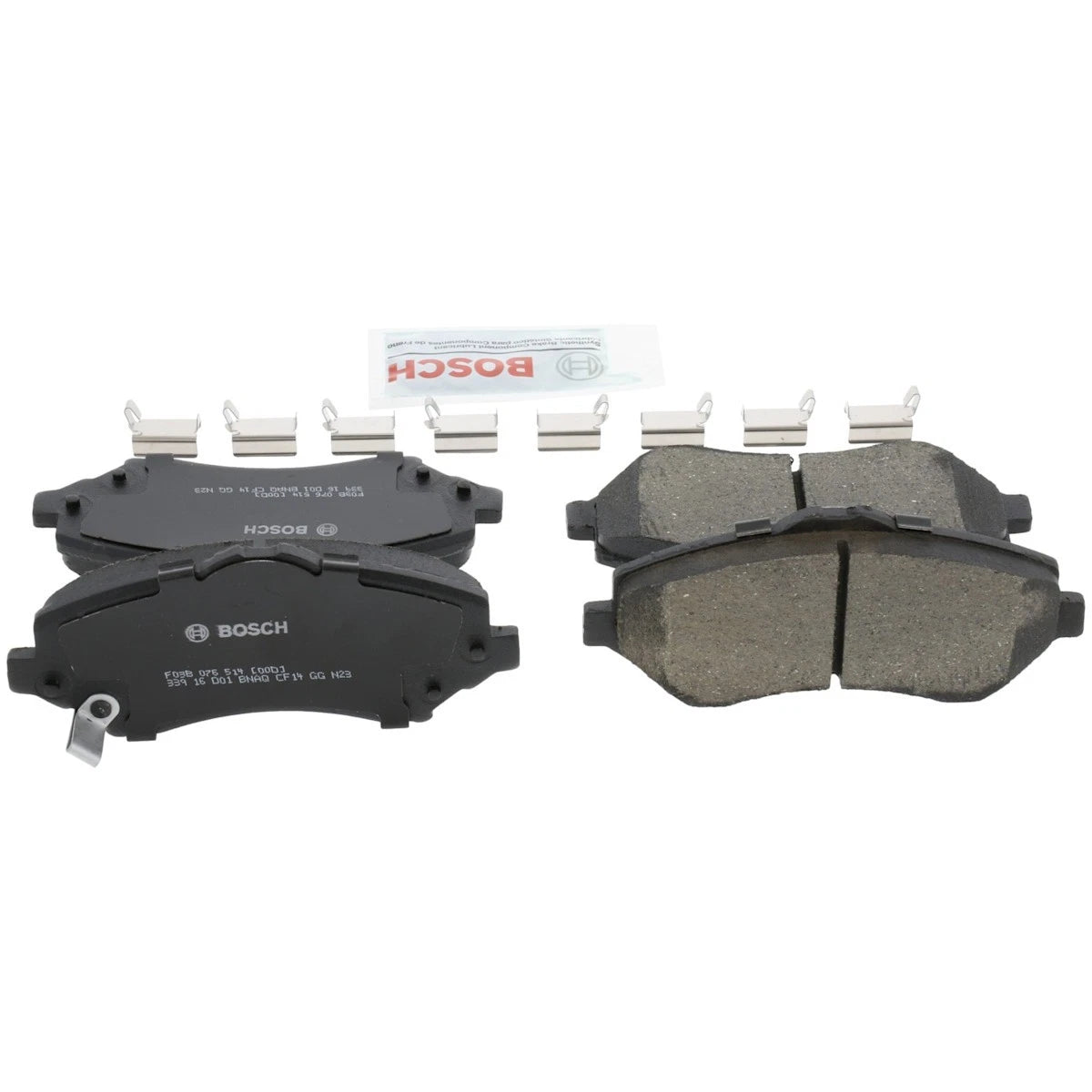 2X Brake Pad Set BC1273 for Jeep Liberty Wrangler Nitro (2007–2011)