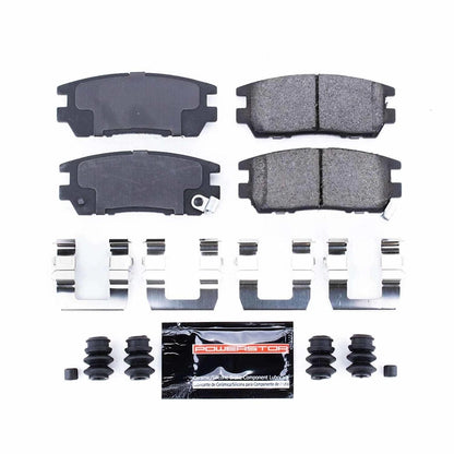 2X Powerstop Z23-567 Brake Pad Set Rear for Mitsubishi Montero (1992–2000)