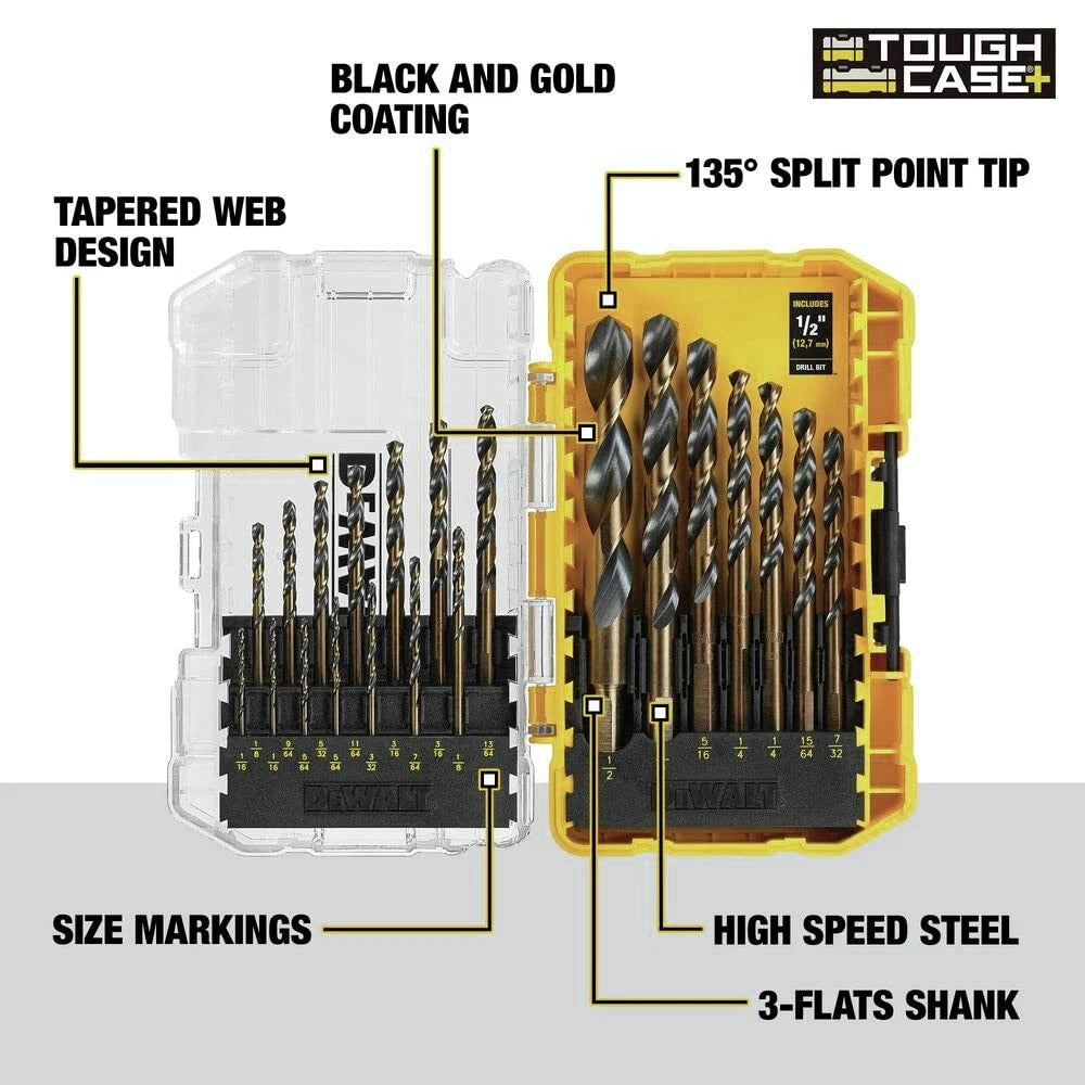 21 Pc Drill Bit Set for DEWALT (No specific years or models)