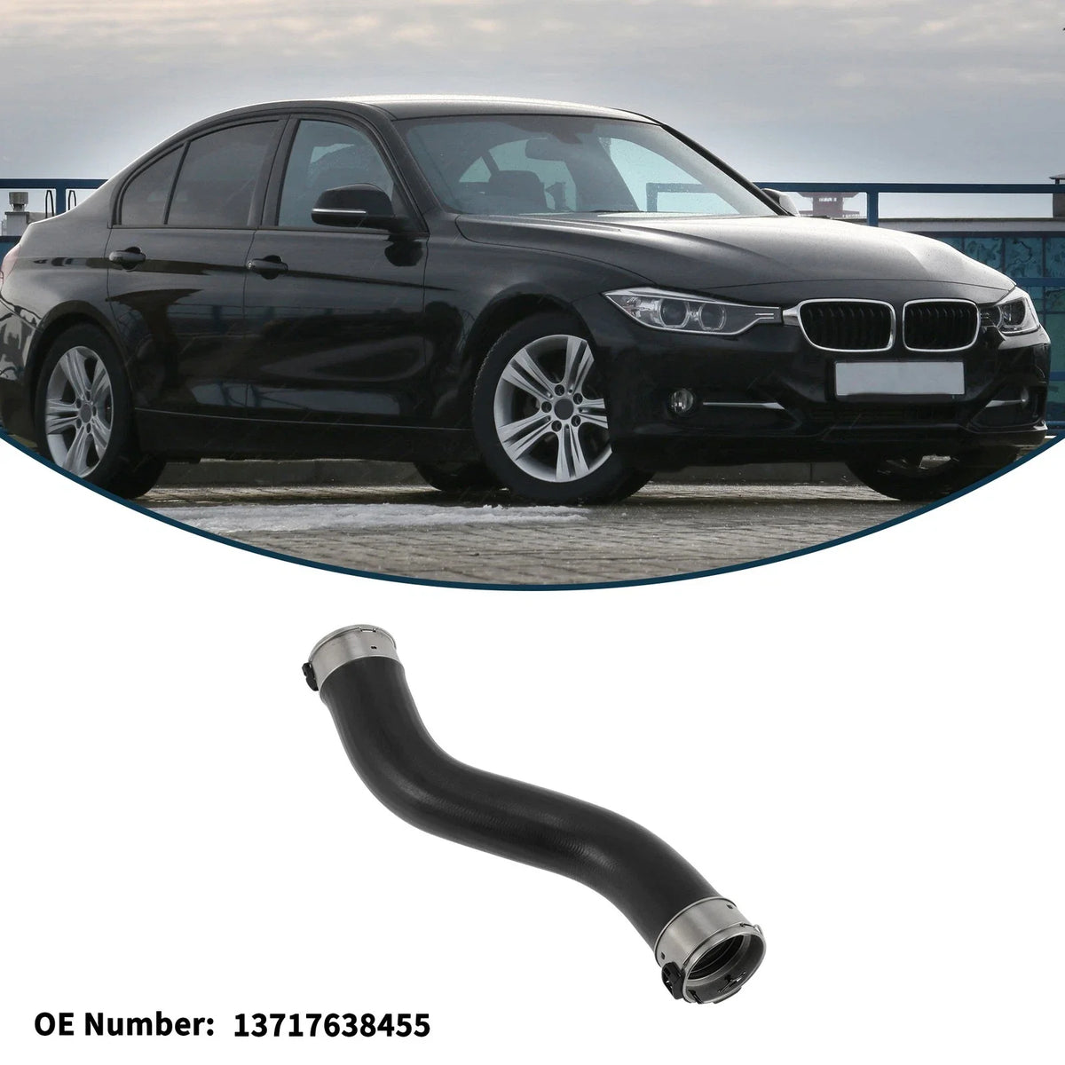 Radiator Hose for BMW 1 Series F20 F21 (2015–2019) No. 13717638455 Rubber