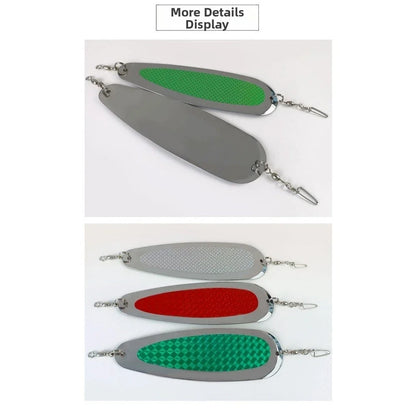 Fishing Lure Metal Spoon Light Reflective for Water Layers
