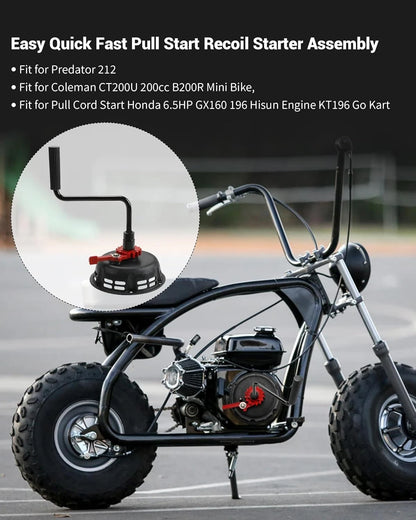 Recoil Starter Assembly for Predator