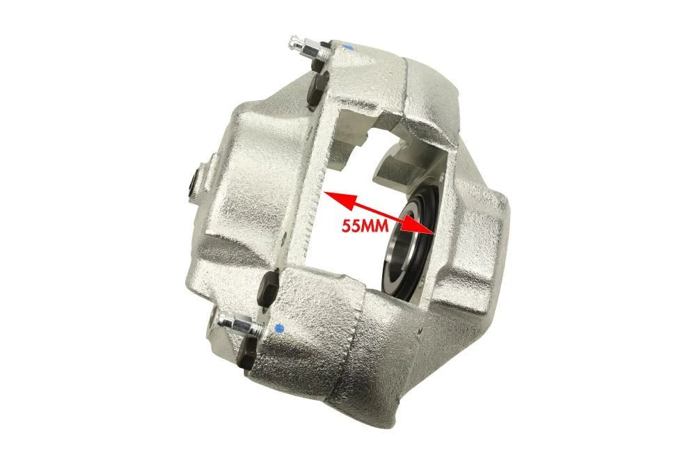 Complete Front Brake Caliper + Bleed Nipples for VW T2 Bay (1972–1979) 211615107