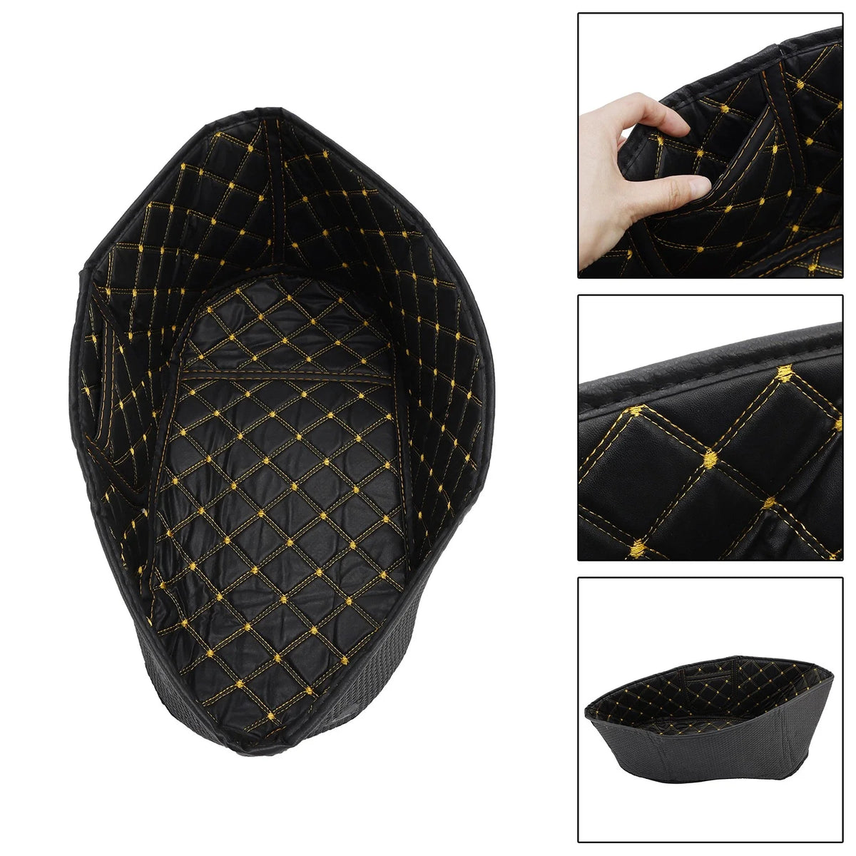 Seat Bucket Liner Pad Trunk Inner Protector for Vespa GTS 300 (2008–2023)