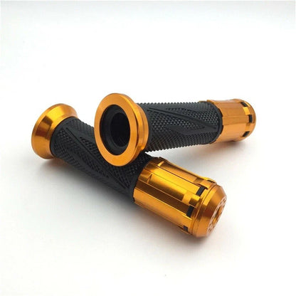 7/8" Light Orange Rubber Handbar Grips for Suzuki B-King GSF1250 Gladius (2007–2017)