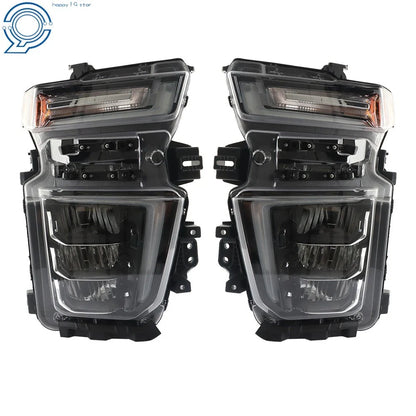Pair LED Headlights for Chevy Silverado 2500HD (2020–2023)