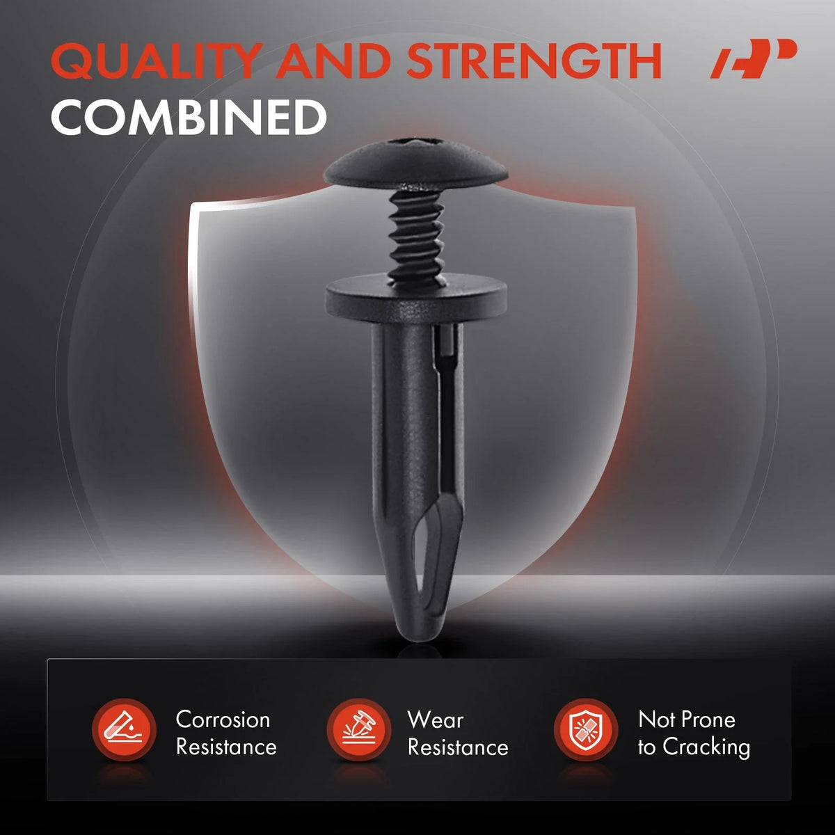 20x Push-Type Fasteners for Jeep Wrangler, Dodge Journey