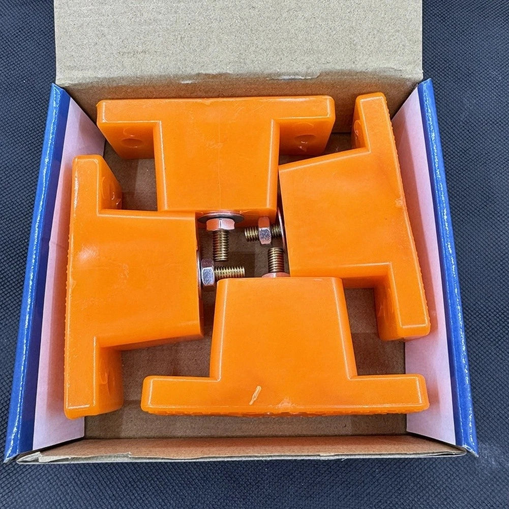 Set of 4 Rubber Vibration Dampening Pads for Air Conditioner Outdoor Unit