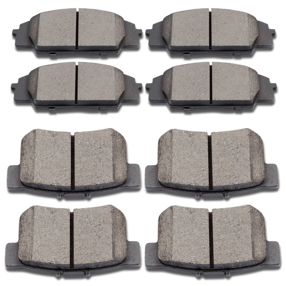 Set of 4 Ceramic Brake Pads for Acura RS, Honda Civic (2006–2011)