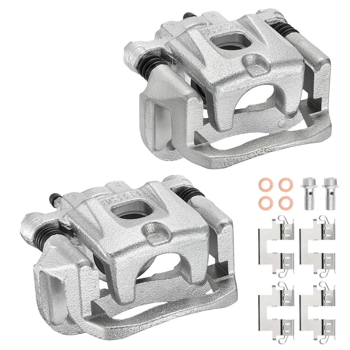 Rear Brake Calipers with Bracket for 2004-2007 Toyota Highlander (2x) (2.4L/3.3L)