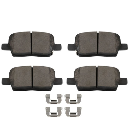 Set of 4 Rear Brake Ceramic Pads for Cadillac XT5 CT6, GMC Acadia (2017–2019)