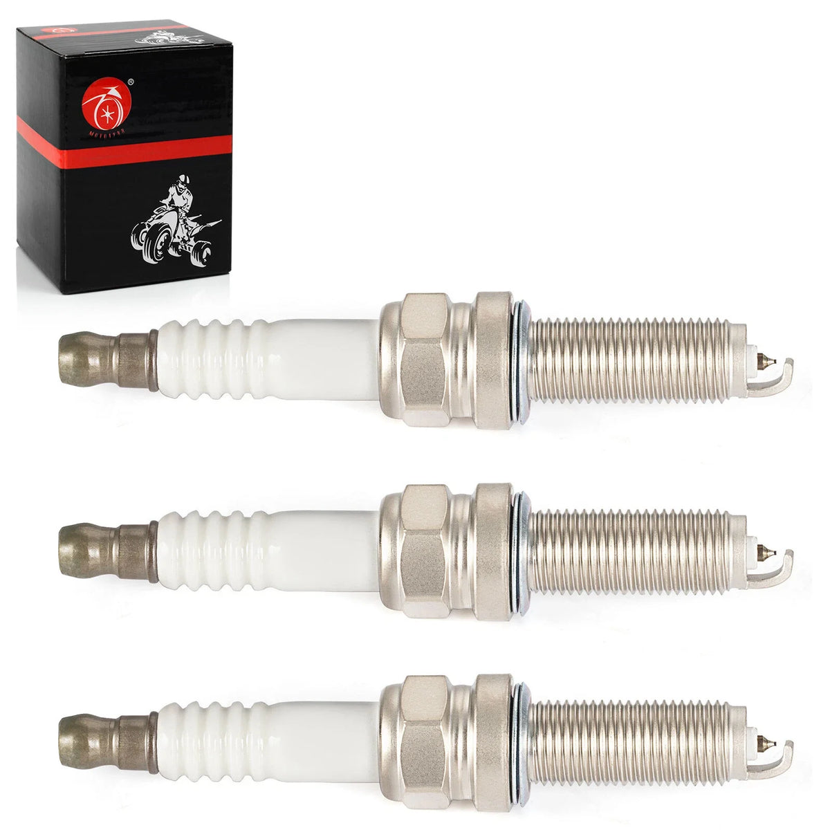 Set of 3 Iridium Spark Plugs for Can-Am Maverick X3 Turbo Max RR (2017–2024)