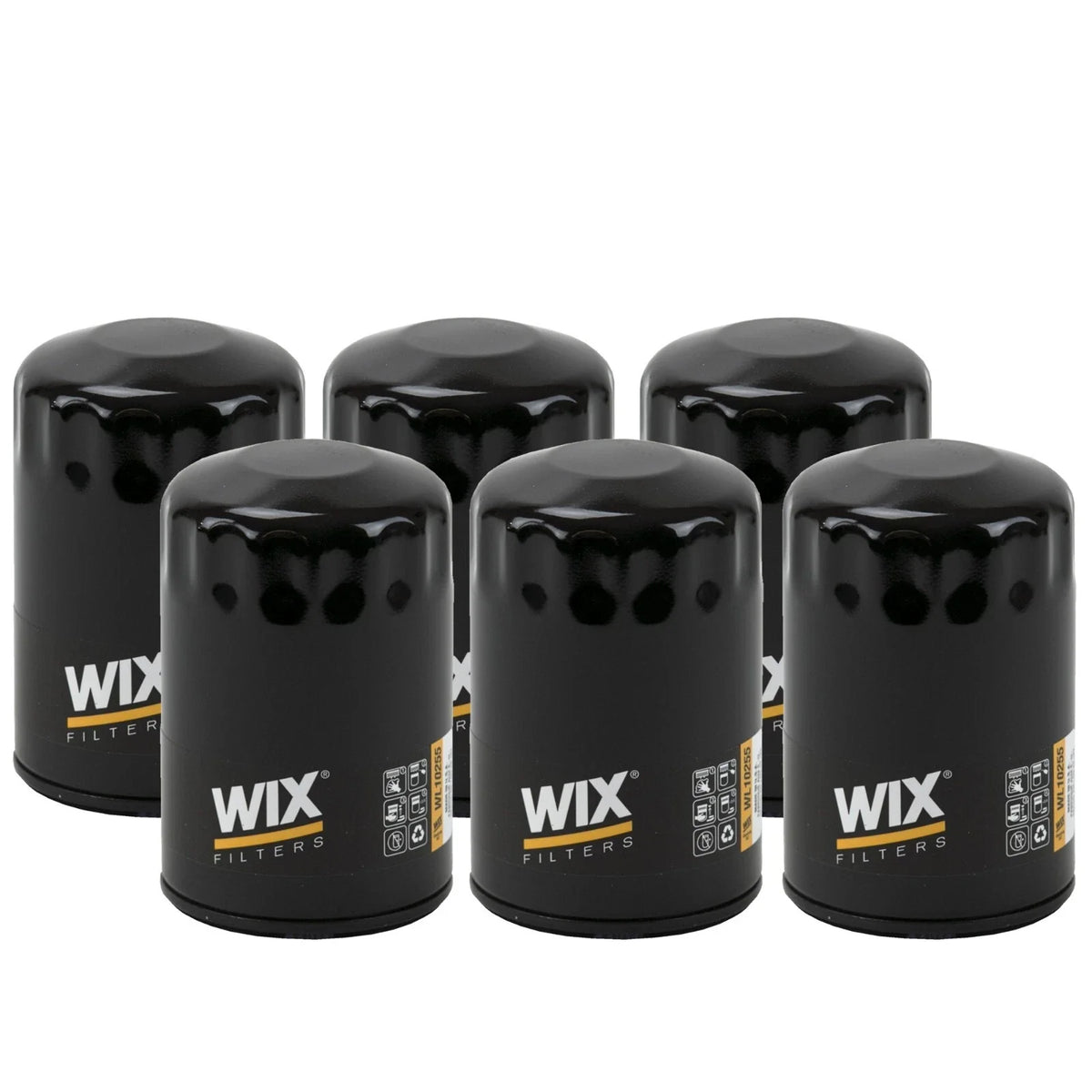 Set of 6 Engine Oil Filters for Buick Cadillac Chevrolet GMC (FI)