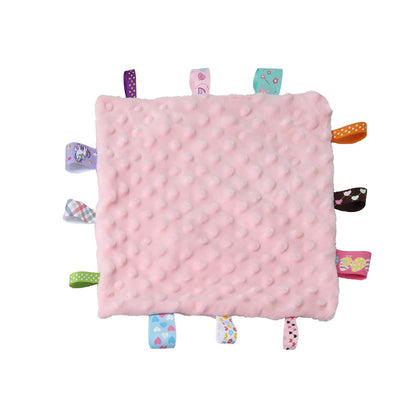 Set of 2 Soft Security Blankets for Babies - Pink Loveys