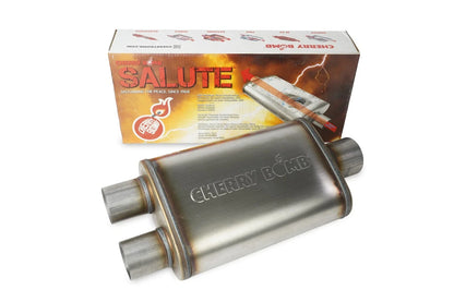 2.5" Dual Exhaust Kit for Chevy Blazer (2000–2004) - Cherry Bomb Slash Tip