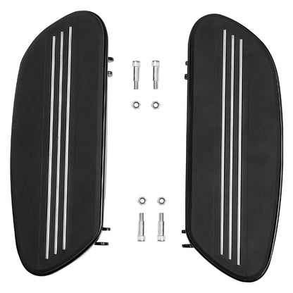Set of 2 Black Floorboard Footpegs for Harley Road Glide (1993–2025)