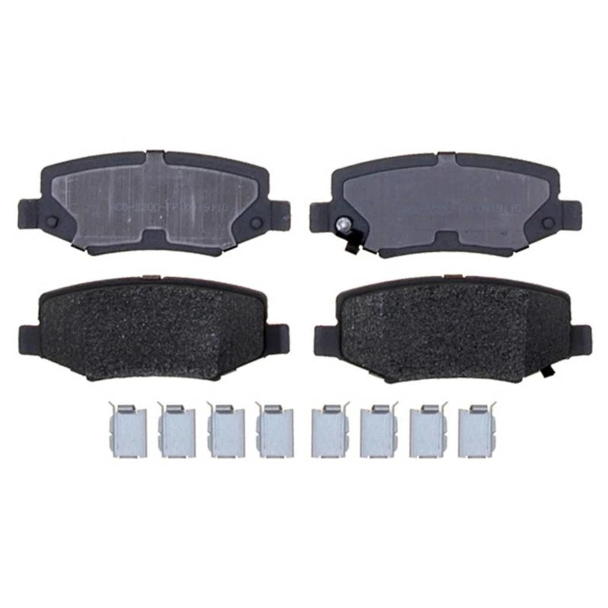 2X Brake Pad Set for Jeep Wrangler JK Liberty (2007–2018) 14D1274MH