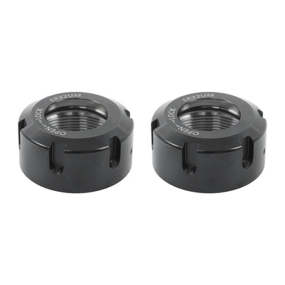 2X ER32UM Collet Clamping Nuts for CNC Milling Chuck Holder Lathe