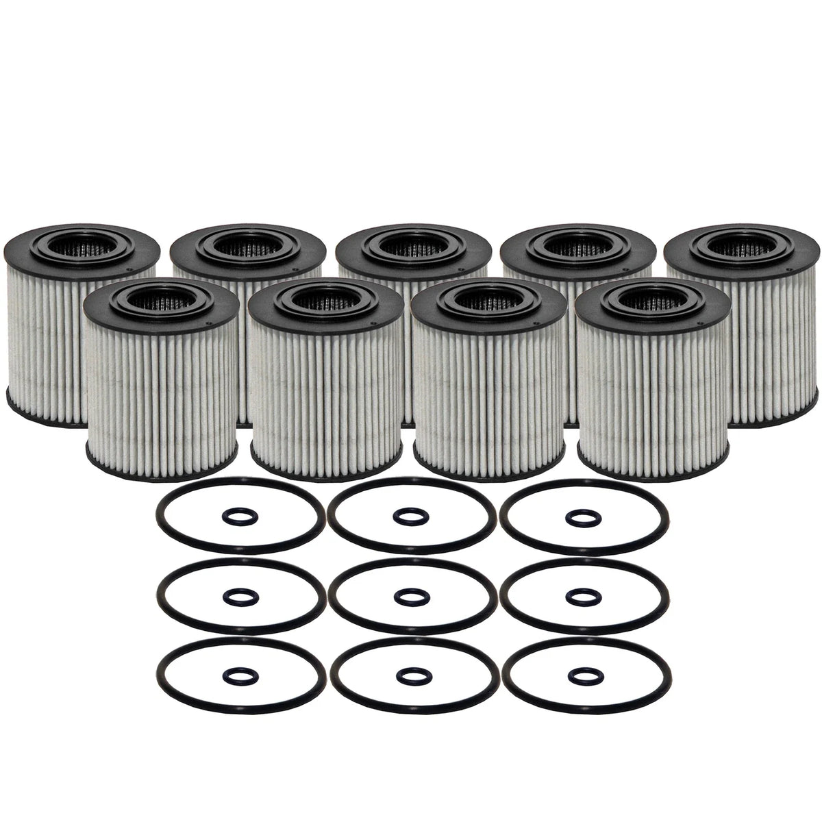Set of 9 Engine Oil Filters for Ford Mazda Mercury L4 (Wix XP)