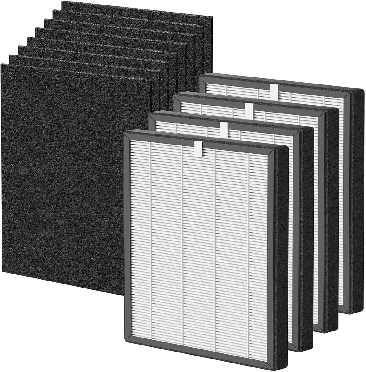 Set of 4 True HEPA Replacement Filters for VEVA 9000
