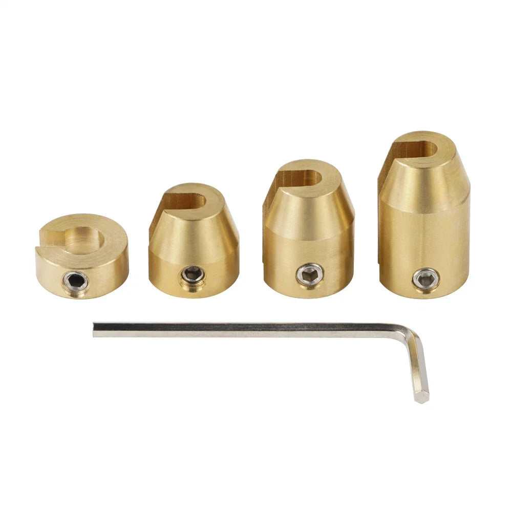 Set of 4 Brass Spoke Balance Weights for Harley Wheels (Super Moto, Dual Sport)