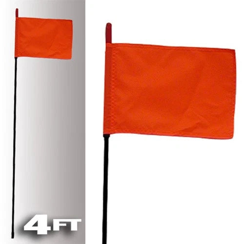 Firestick with Orange Safety Flag for (F4-BLACK-8120R)