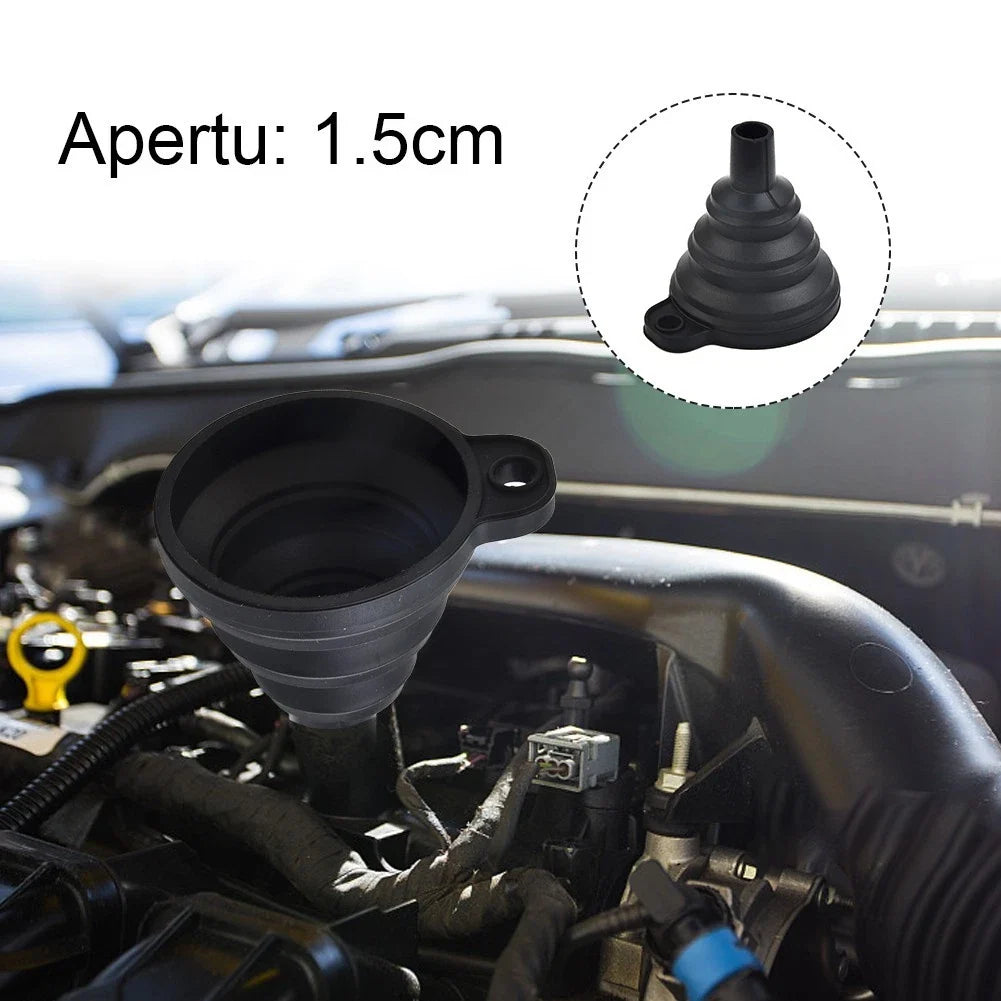 Collapsible Silicone Funnel for Oil-Fuel Diesel Washer Fluid Change (2010–2023)