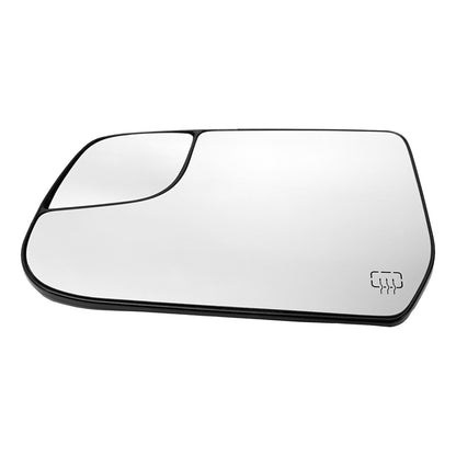 Left Heated Mirror Glass for Chevrolet Equinox (2010–2017) with Blind Spot