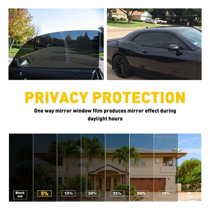 Window Tint Film 5% VLT for Car Home Office Glass (20" x 10ft Roll)