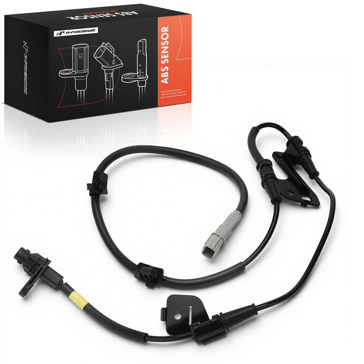 Front Passenger Side ABS Wheel Speed Sensor for Kia Rio Hyundai Accent (59830H5000, 5S15540, ALS3215)