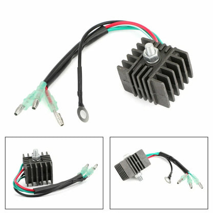 Rectifier for Yamaha 9.9-25 HP Outboard Motors (1984–2010) 664-81970-60, 664-81970-62