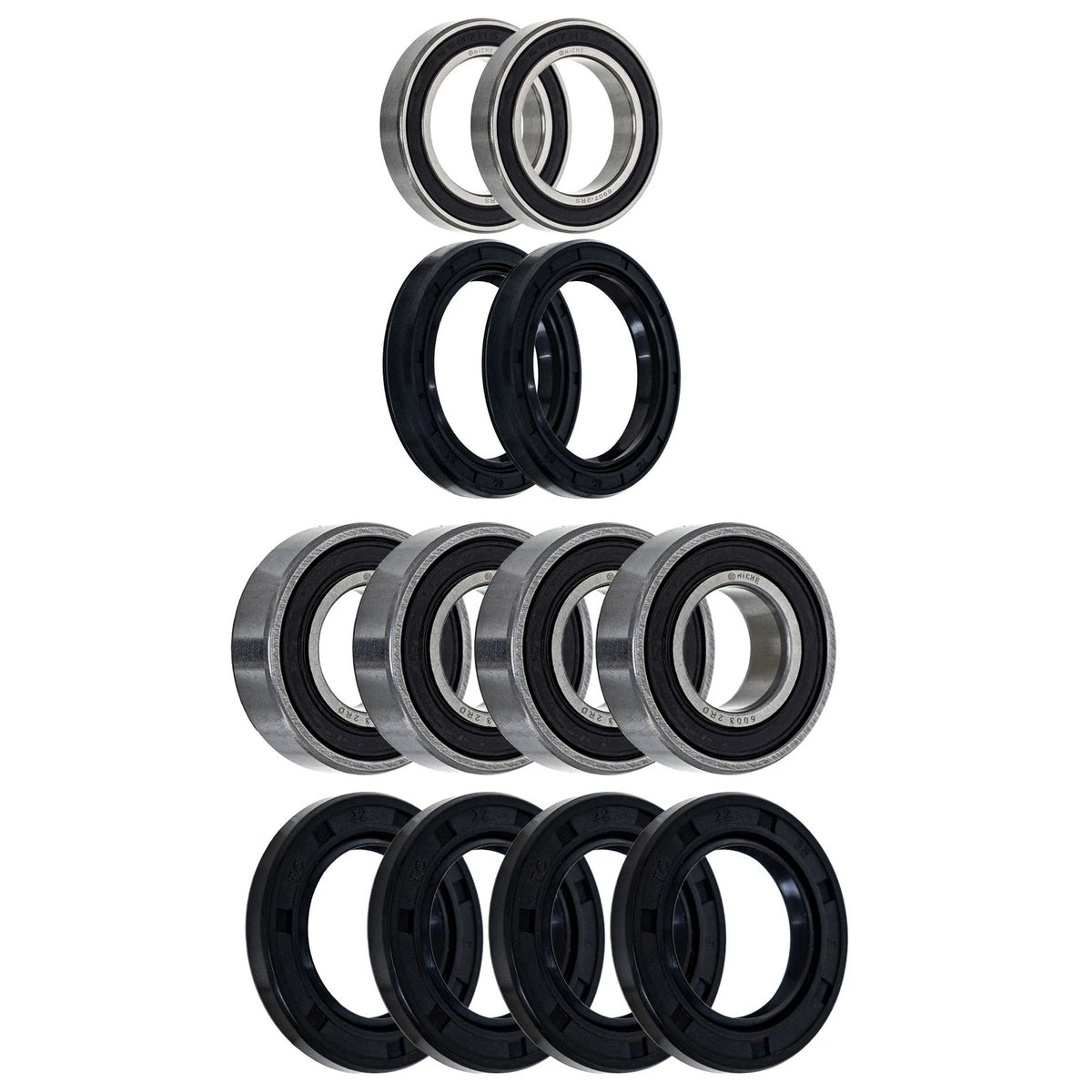 Wheel Bearing Seal Kit for Arctic Cat Kymco 150 Mongoose (6003-2RDQE6, MK1008324)
