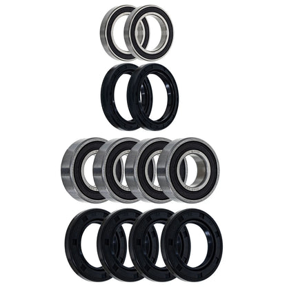 Wheel Bearing Seal Kit for Arctic Cat Kymco 150 Mongoose (6003-2RDQE6, MK1008324)