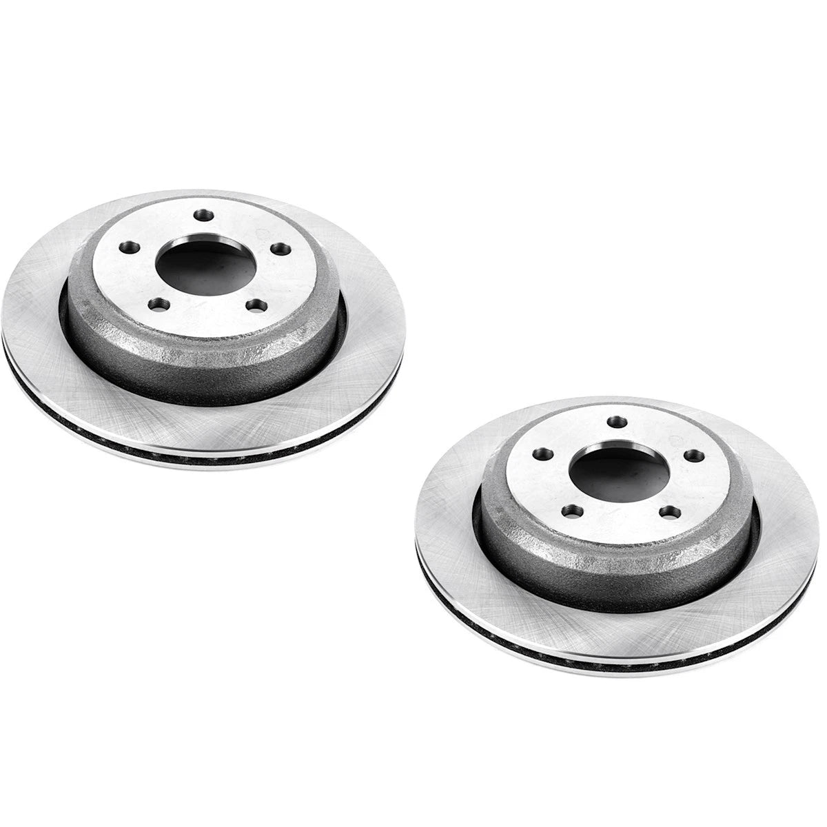 Set of 2 Powerstop Brake Discs Rear for Ford Ranger (2010–2011) SET-P15AR85135-2