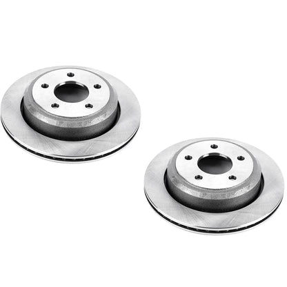 Set of 2 Powerstop Brake Discs Rear for Ford Ranger (2010–2011) SET-P15AR85135-2