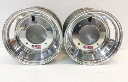 Set of 2 DWT Sport Red Label 11x7 Rear Wheel Rims for Honda TRX 700XX (2008–2014)