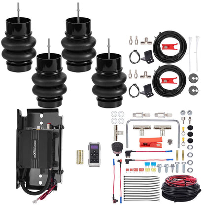Set of 4 Air Springs + Wireless Air Controller for Chevy El Camino (1973–1977)