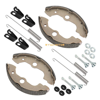 Front Brake Shoes & Pins Set for Honda Rancher 350 TRX350FE/FM/TE/TM (2000–2006)