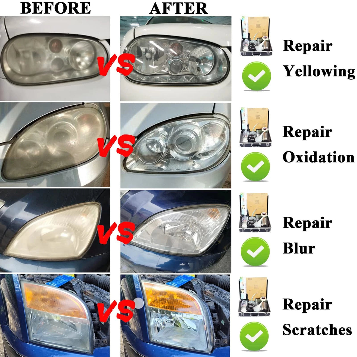 200ML Headlight Restoration Liquid for Car Repair